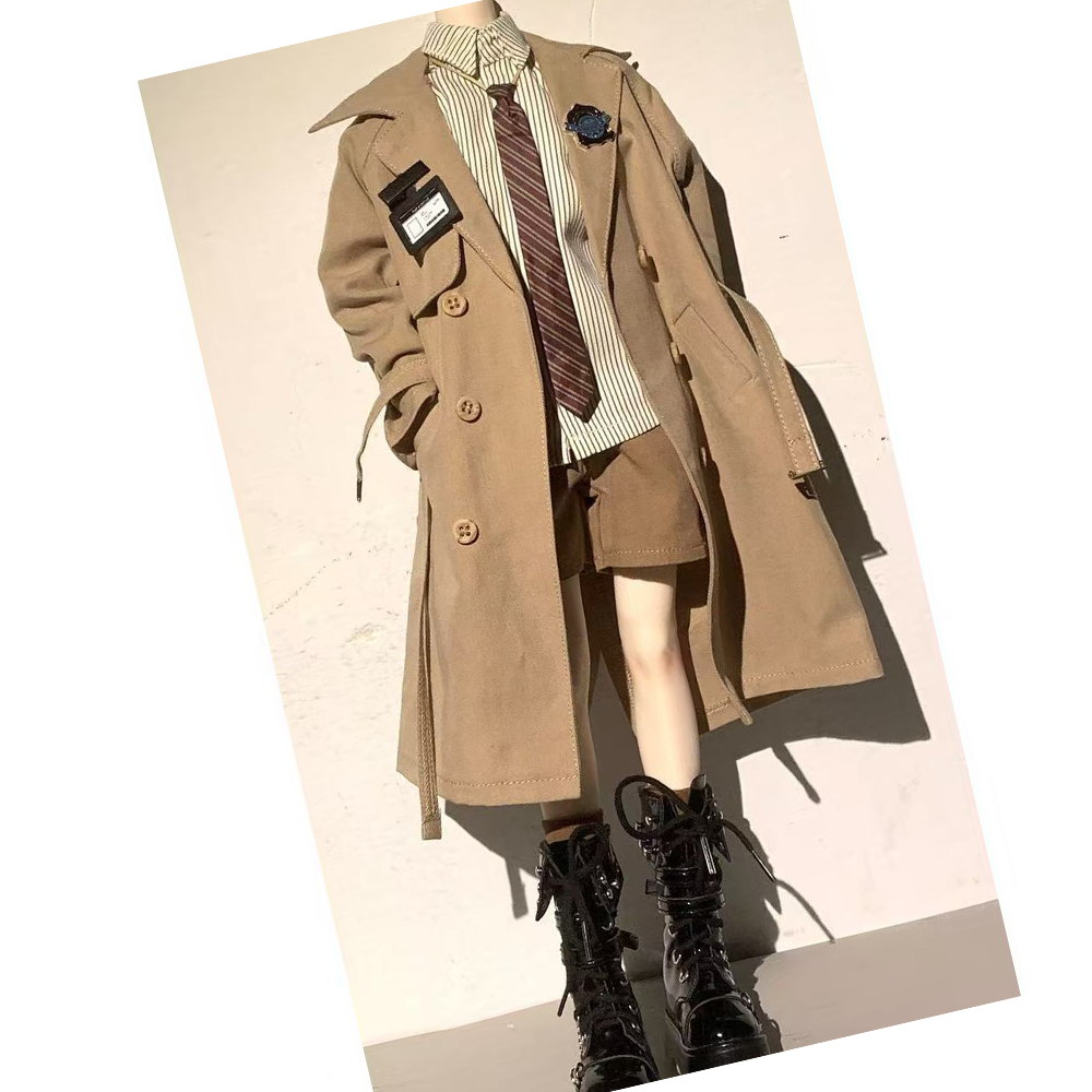 Vintage Collectible Accessories - Vintage-Detektiv-Windbreaker-Anzug für 1/4 45 cm große