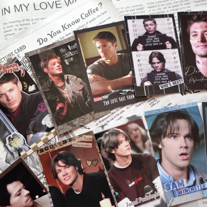 Vintage Collectible Show - Supernatural SPN Dean & Sam Vintage-Stil