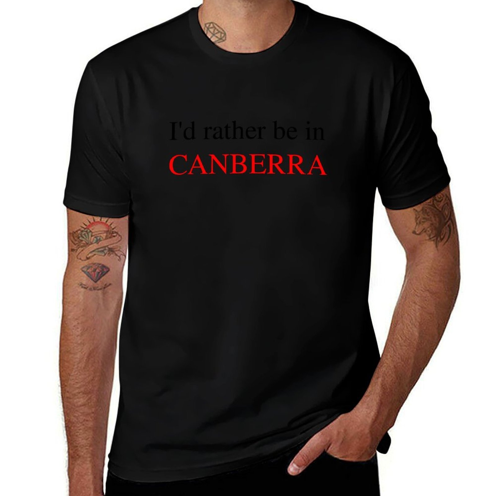 Canberra Vintage & Collectible Centre Reviews - Ich wäre lieber in CANBERRA T-Shirt