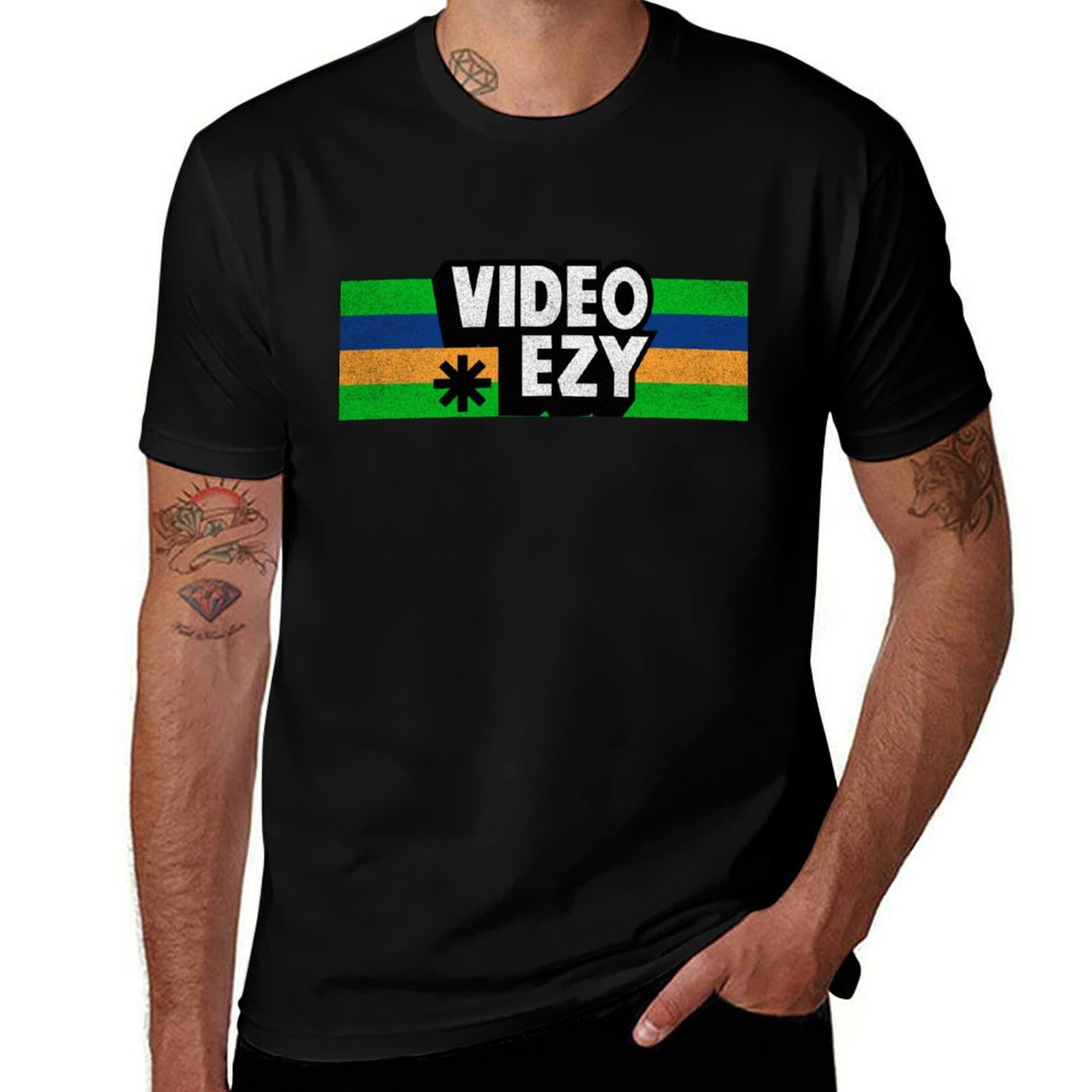 Canberra Vintage & Collectible Centre Reviews - Canberra Stripes Vintage T-Shirt Anti-Falten-Kurzarm-T-Shirt