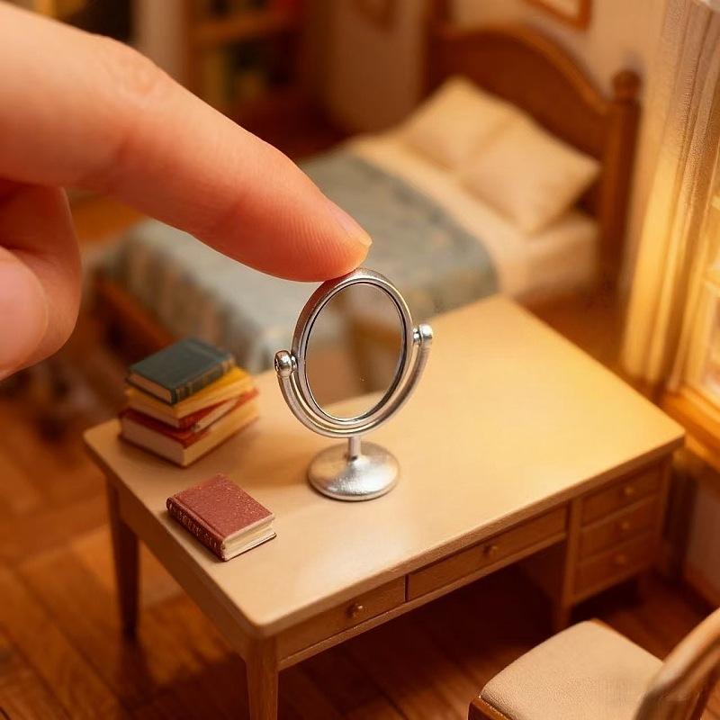 1 Stück Miniatur Retro-Spiegel – Vintage Collectible Dolls Bewertung und Preis