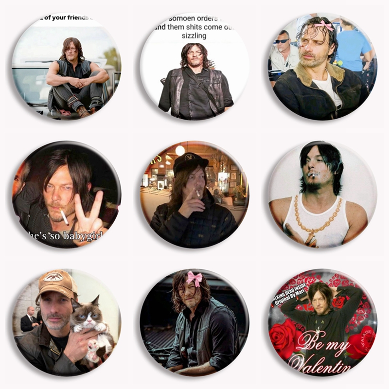 Retro Daryl Dixon Soft Button  – Vintage Collectible Show Bewertung und Preis