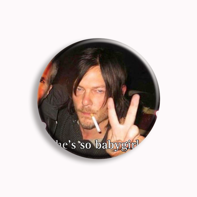 Retro Daryl Dixon Soft Button  – Vintage Collectible Show Bewertung und Preis