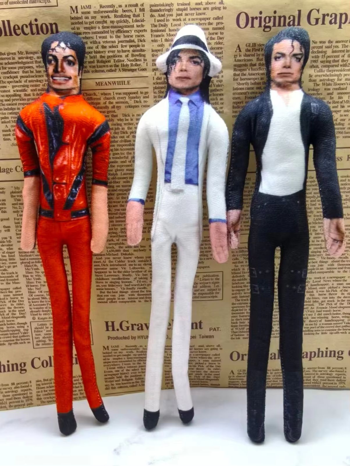 Vintage MJ Michael Jackson Cos – Vintage Collectible Dolls Bewertung und Preis