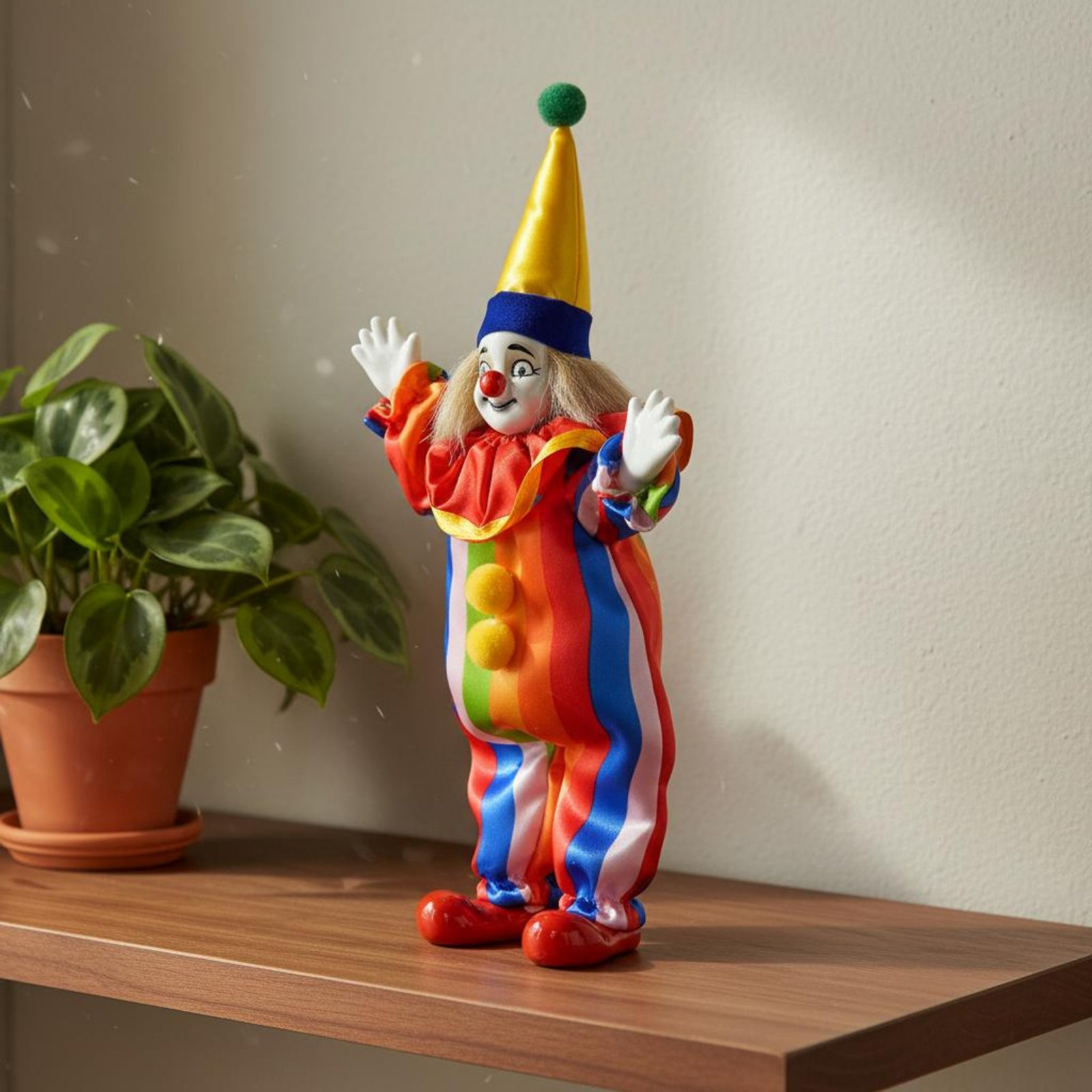 Vintage Porzellan-Clownpuppe E – Vintage Collectible Dolls Bewertung und Preis