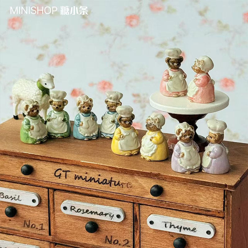 1:6 1:12 Miniatur Vintage Bär  – Vintage Collectible Dolls Bewertung und Preis