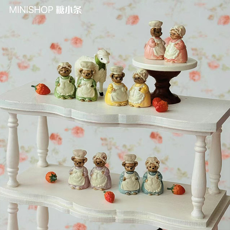 1:6 1:12 Miniatur Vintage Bär  – Vintage Collectible Dolls Bewertung und Preis