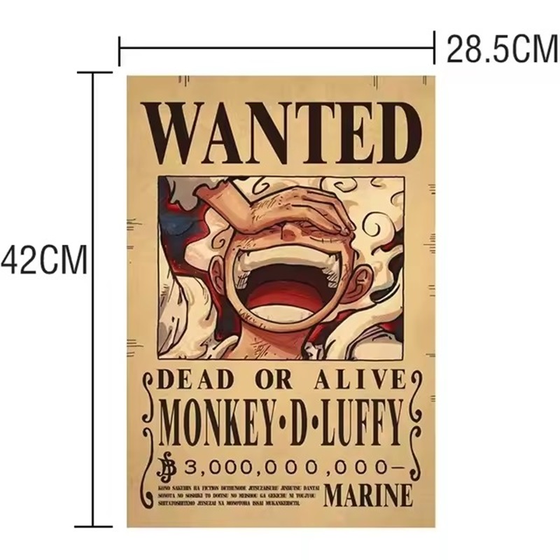 Anime One Piece Wanted-Plakate – Vintage Collectible Dolls Bewertung und Preis